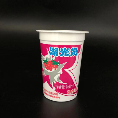 155ml Plastic Ice Cream Cup Top 66mm Dia Anticrack Odor無し
