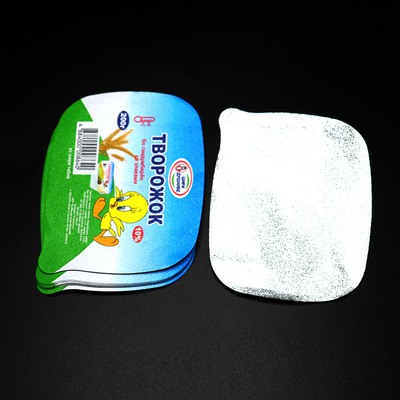 88mm 76mm Green Aluminum Foil Lids For Yogurt CPPの熱シーリングPS Cup