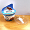 食糧Grade Disposableはアルミ ホイルのふたが付いているプラスチック ヨーグルトのミルク飲み物のコップをカスタマイズした