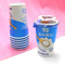 食糧Grade Paper Frozen Yogurt Cups 3oz 4oz 70mm Top Dia 100mm Cover SGS