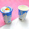 食糧Grade Paper Frozen Yogurt Cups 3oz 4oz 70mm Top Dia 100mm Cover SGS