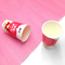 PeのCoated 8oz 12oz Paper Yogurt Cup ODM Single Wall With Foil Lid