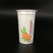 使い捨て可能な220g Food Grade Plastic Cups With Lids Printed OEM 7つのOz