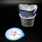 65mm 99mm Die Cut Yogurt Foil Lid Lemonade Plastic Cup Foil Lid ODM Easy Peel Off