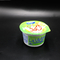 アルミニウムCustom Printed Foil Lids 0.068mm Thick Leakproof Plastic Yogurt Cup