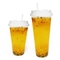 OEM 1L Milk Tea Plastic Cups Single Wall 95mm PP Disposable Cups 1000ml