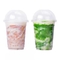 Bubble使い捨て可能なMilk Tea Plastic Cups 90ml 500ml ODM