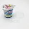 125ml 4ozアルミ ホイルのふたが付いている使い捨て可能なプラスチックPPの食品等級のヨーグルトのコップ5g