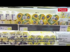 120g IMLの食糧貯蔵のためのプラスチック使い捨て可能なヨーグルトのコップ7.1 * 7cm